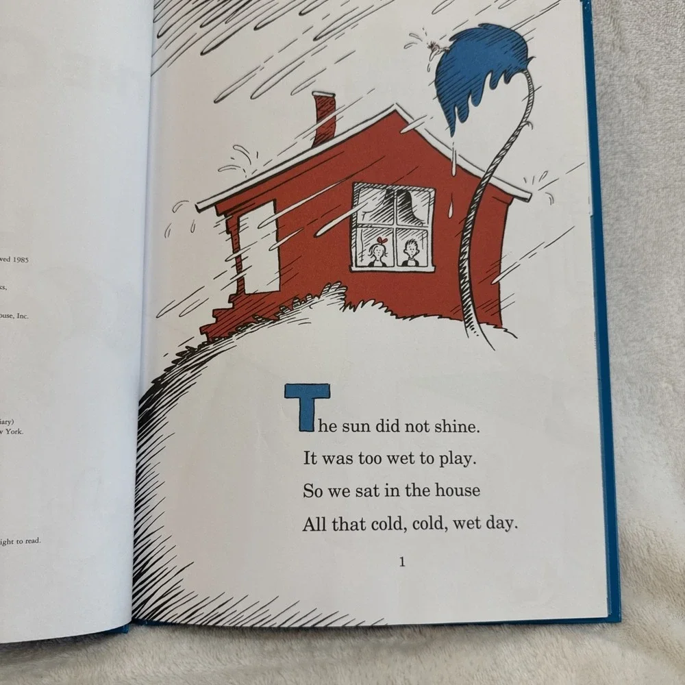 The Cat in the Hat Collector's Edition Hardcover Book Dr. Seuss Kids‎ 1985